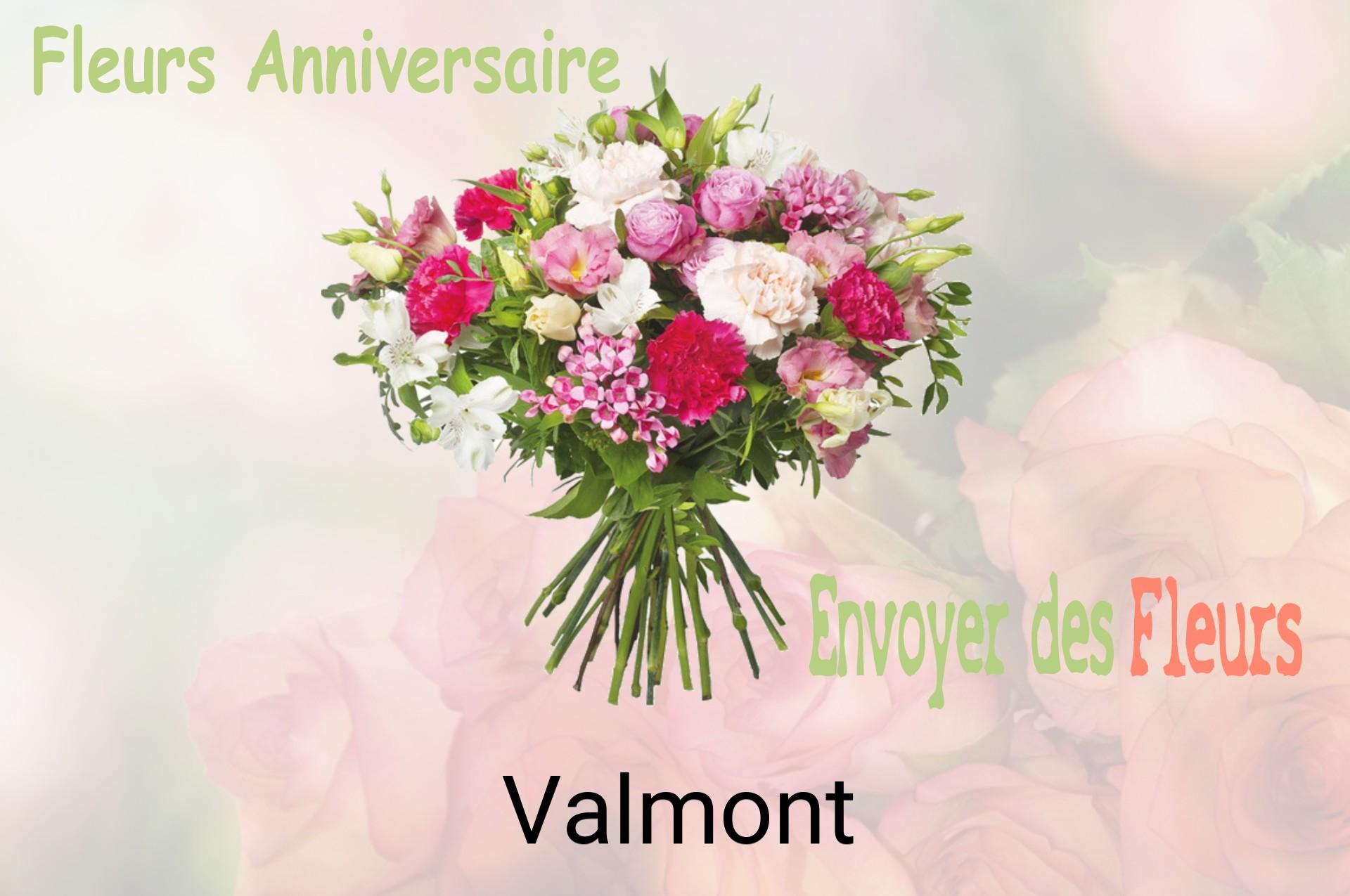 Bouquet de fleurs d’anniversaire livré à Valmont