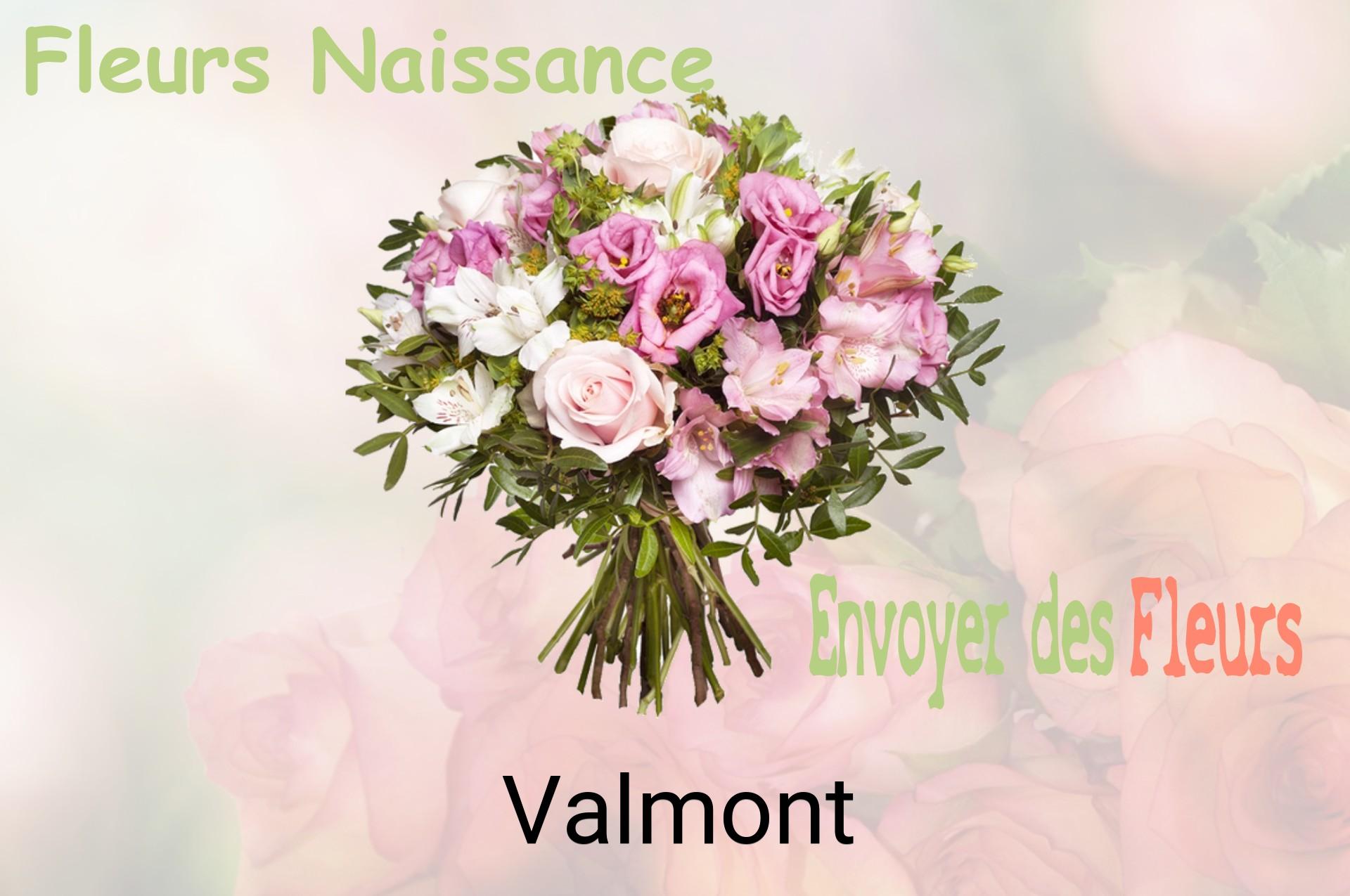 Bouquet de fleurs de naissance livré à Valmont